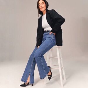 ABERCROMBIE Curve Love High Rise Vintage Flare Jean